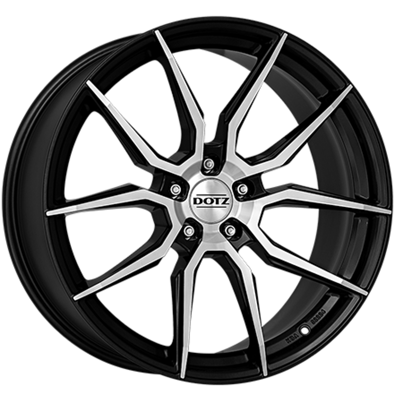 Литой Dotz Misano dark R18/8 PCD5*120 ET35 DIA72.6 Anthracite front polished