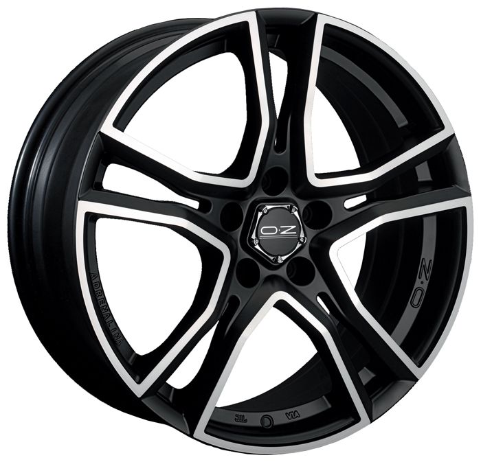 Литой OZ Racing Adrenalina R15/6.5 PCD4*100 ET37 DIA68 Matt Black Diamond Cut