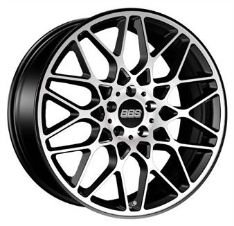 Литой BBS RX-R R19/8.5 PCD5*120 ET32 DIA82 Satin Black Diamond Cut