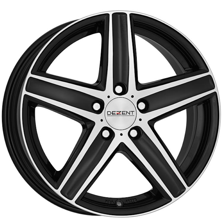 Литой Dezent Tg Dark R18/7.5 PCD5*112 ET48 DIA66.6 Black front polished