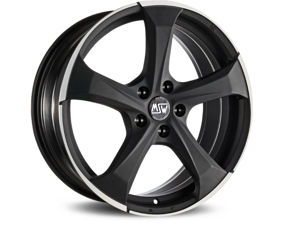 Литой MSW MSW 47 R19/8 PCD5*120 ET45 DIA72.56 Matt Dark Titanium Full Polished