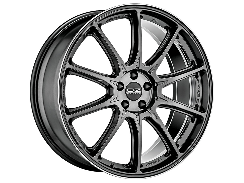 Литой OZ Racing Hyper XT HLT R20/9 PCD5*112 ET52 DIA79 Star Graphite Diamond Lip