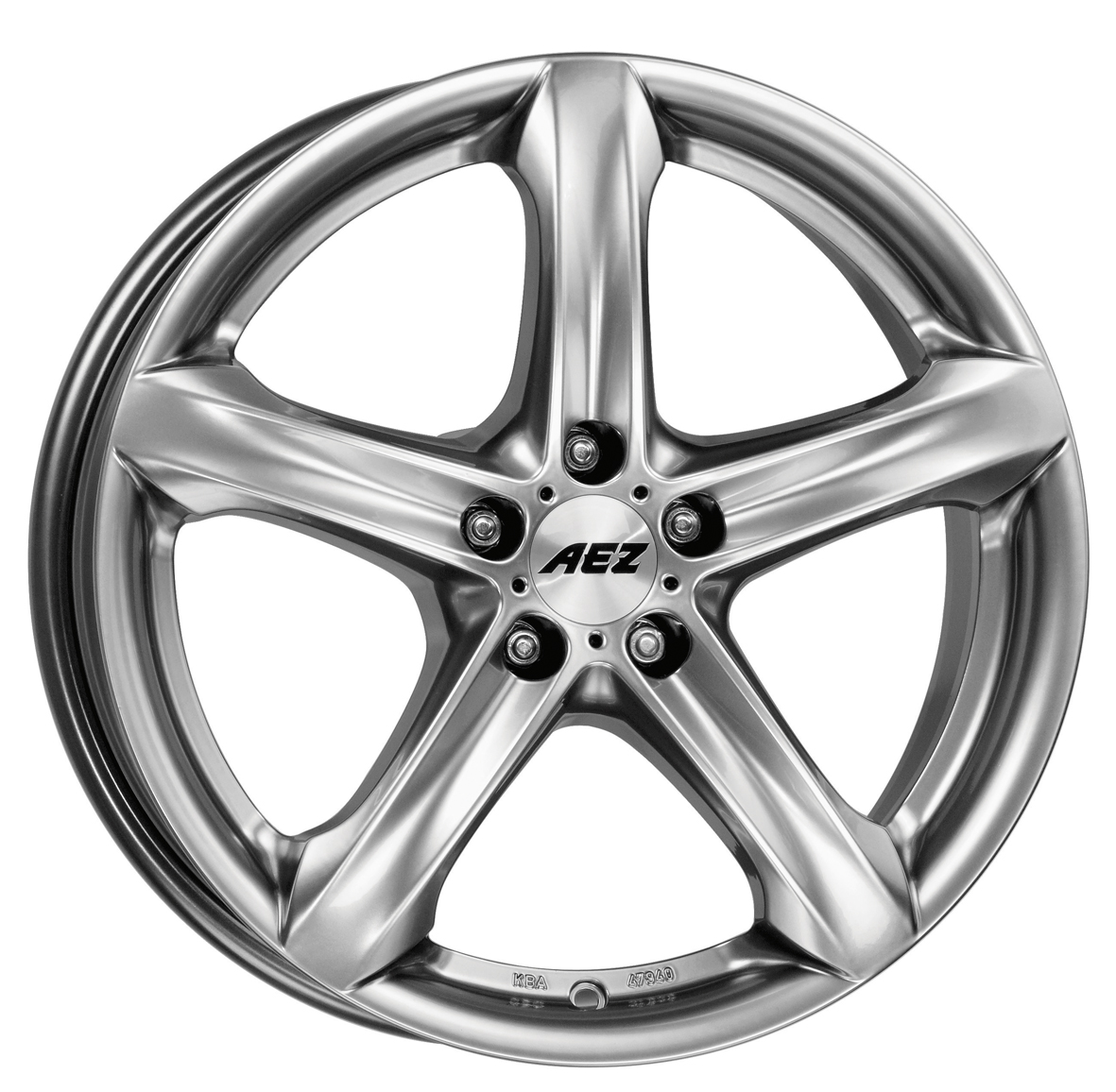 Литой AEZ Yacht R17/7.5 PCD5*105 ET40 DIA56.6 Silver