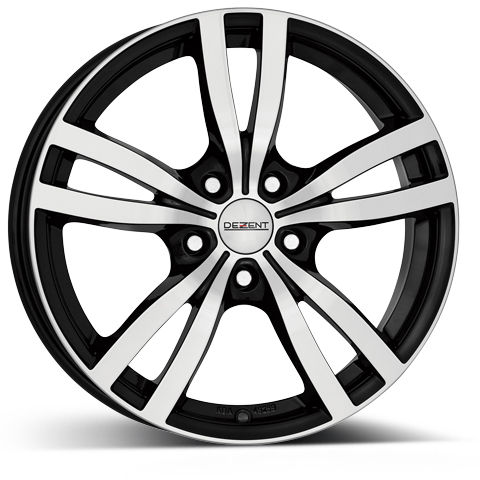 Литой Dezent Tc Dark R16/6.5 PCD5*108 ET50 DIA70.1 Black front polished