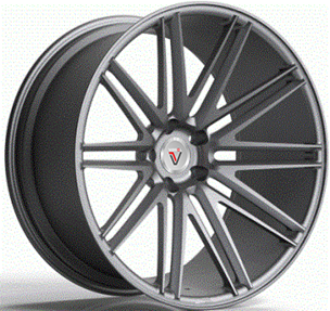 Кованый Vissol F-307 R19/10 PCD5*120 ET25 DIA74.1 Gloss graphite