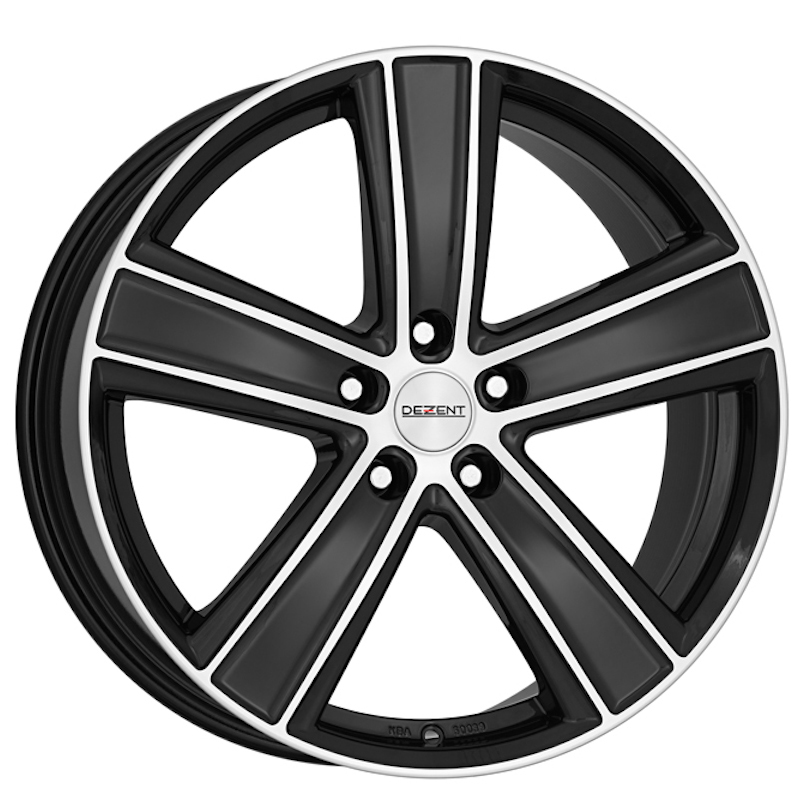 Литой Dezent Th Dark R19/8.5 PCD5*108 ET45 DIA70.1 Black front polished