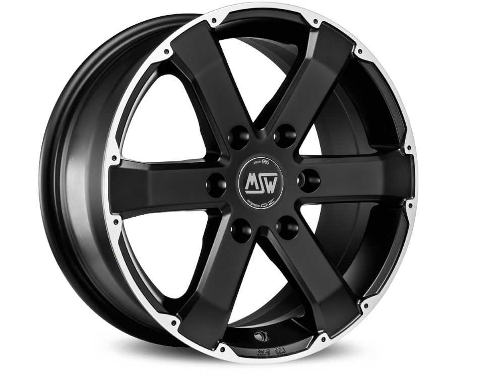 Литой MSW MSW 46 R17/7.5 PCD6*139,7 ET40 DIA92.3 Matt Black Full Polished