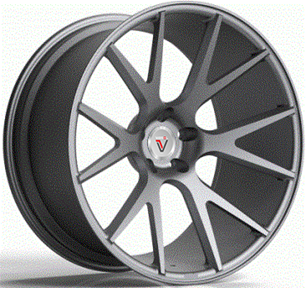 Кованый Vissol F-306 R19/8.5 PCD5*120 ET30 DIA74.1 Gloss graphite