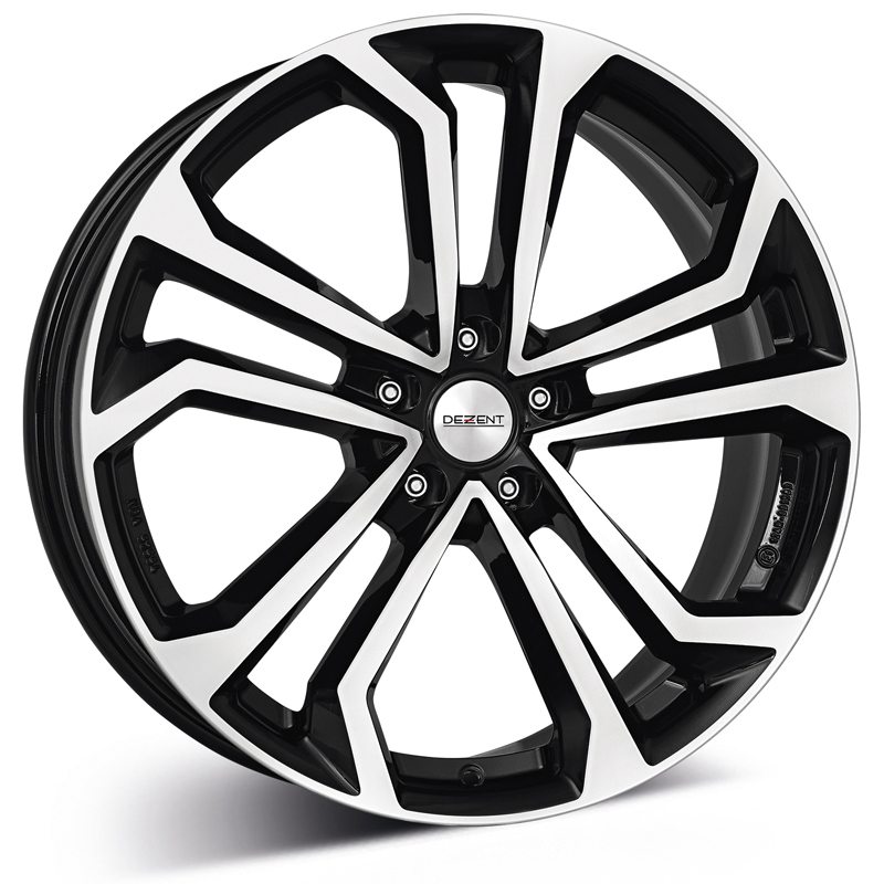 литой Dezent TA dark R18/7.5 PCD5*114,3 ET49.5 DIA67.1 Black front polished