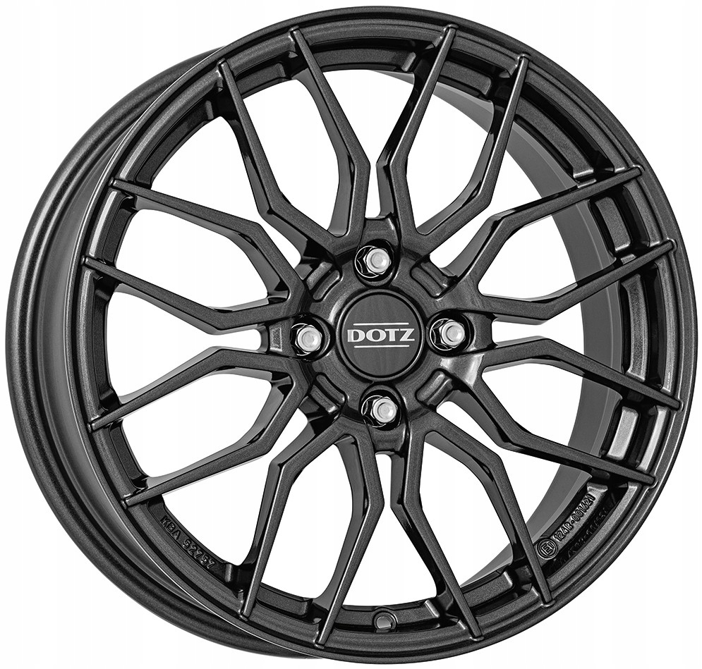 литой Dotz LimeRock Grey R16/6.5 PCD4*100 ET40 DIA56.6 Графитовый