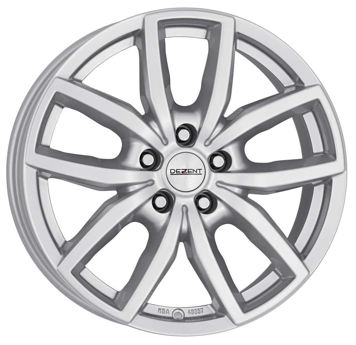 Литой Dezent Te R18/8.5 PCD5*120 ET46 DIA74.1 Silver