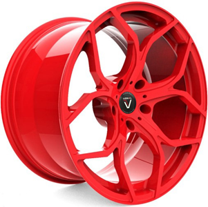 Кованый Vissol F-925 R19/10 PCD5*100 ET50 DIA57.1 Gloss red