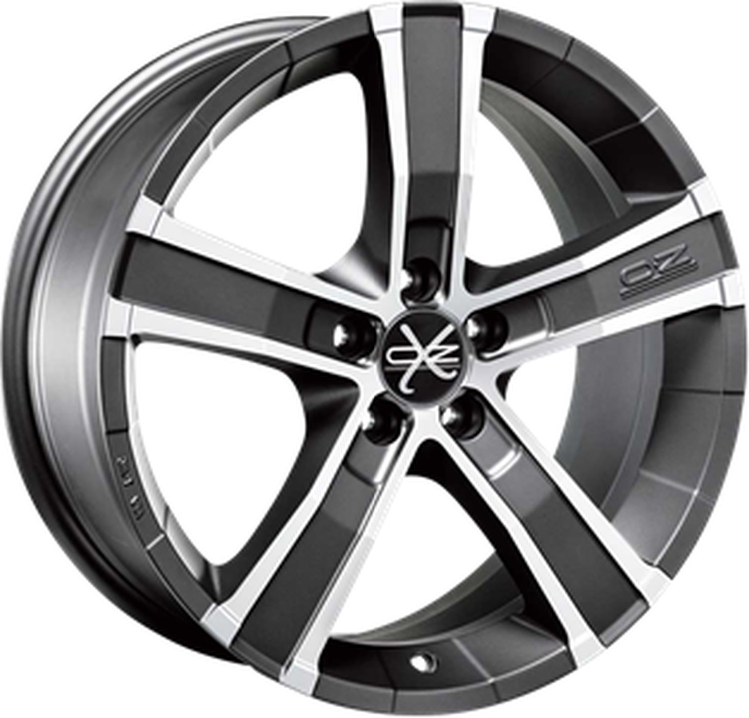 Литой OZ Racing Sahara 5 R17/8 PCD5*115 ET42 DIA70.2 Matt Graphite Diamond Cut