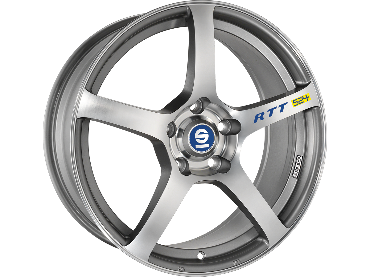 Литой Sparco RTT524 R16/7 PCD4*108 ET25 DIA73.1 Matt Silver Tech Diamond Cut