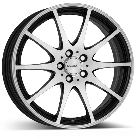 Литой Dezent Ti Dark R16/6.5 PCD4*100 ET45 DIA60.1 Black front polished