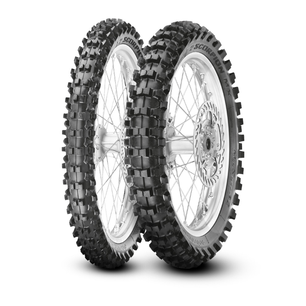 мотошины Pirelli Scorpion MX32 Mid Soft 90/100 R14 49M